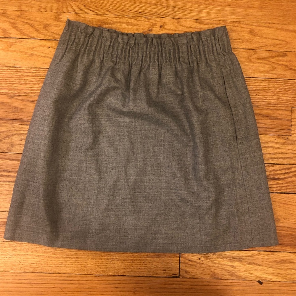 J Crew Factory Sidewalk Skirt, Grey, Size 4